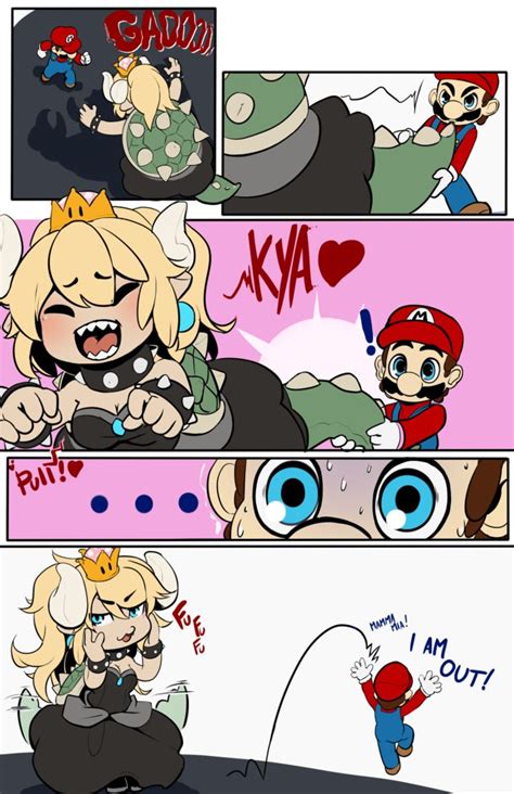 bowsette kyaa ~ mario pervert mario comics mario funny anime memes funny