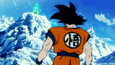 Goku (ssj, spirit bomb absorbed): Goku Saviour Of Earth : Goku vs Broly