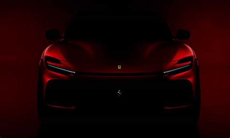 Ferrari Divulga Primeira Foto Oficial Do Suv Purosangue Revista Carro