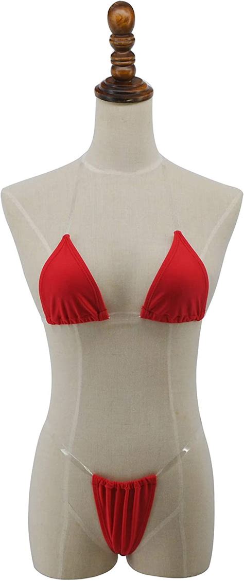 Buy Sherrylo Thong Bikini Clear Straps Cheeky Brazilian Micro Thongs
