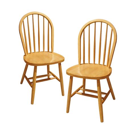 Wood chair images stock photos vectors shutterstock. Amazon.com - Winsome Wood Windsor Chair, Natural, Set of 2 ...