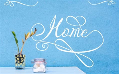 Home Calligraphy Font