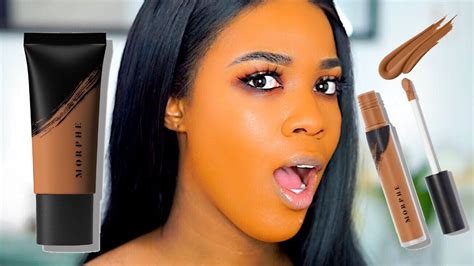 im orange new morphe fluidity foundation watch this before buying dark skin youtube