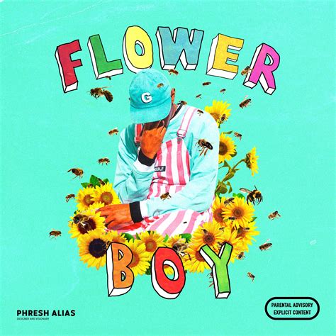 Tyler The Creator Flower Boy 3000 X 3000 Rfreshalbumart