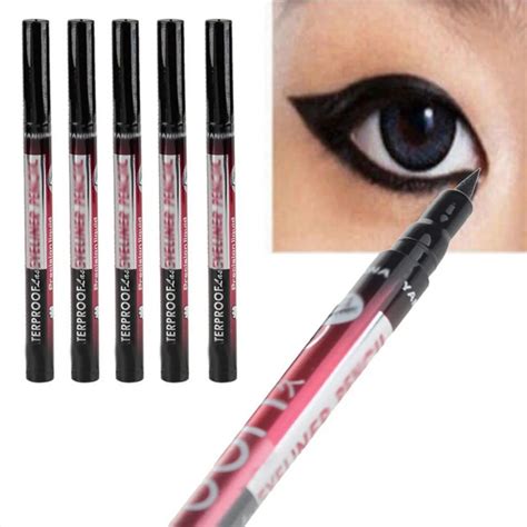 1 Pcs Black Long Lasting Eye Liner Pencil Waterproof Eyeliner Smudge