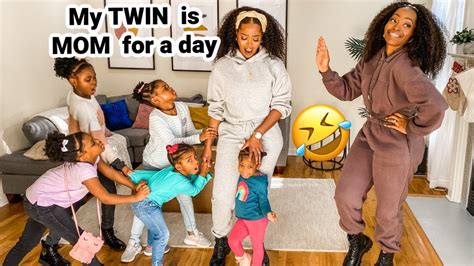 Day In The Life Of Mom Of 5 My Twin Is Mom For A Day😂 Youtube