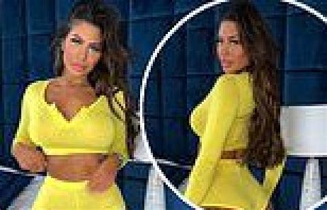 Braless Chloe Ferry Shows Off Her Famous Peachy Bottom In A Pair Of Tiny Yellow