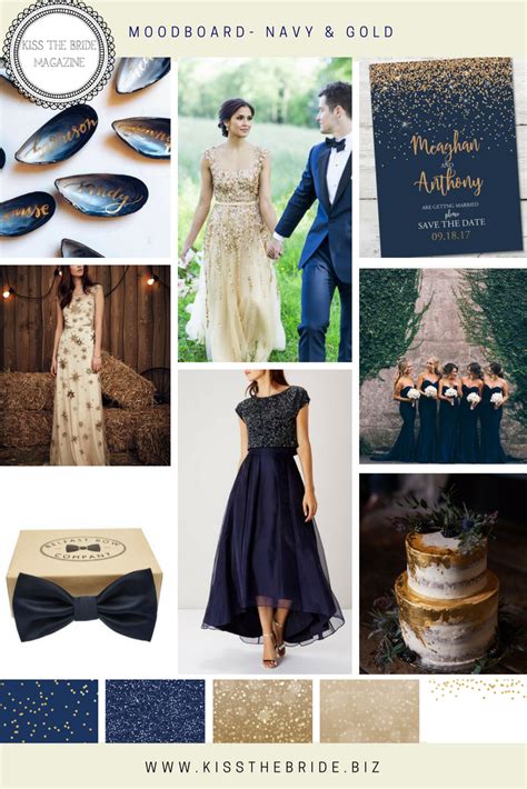 Its In The Stars Navy And Gold Wedding Ideas Kiss The Bride Magazine