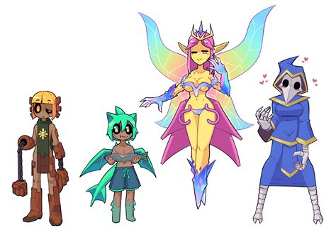 I Drew Most Of The Terraria Bosses As Humanized Characters Rterraria