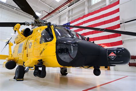 This Mh 60 Jayhawk In Yellow Special Color Scheme Is Us Cost Guards