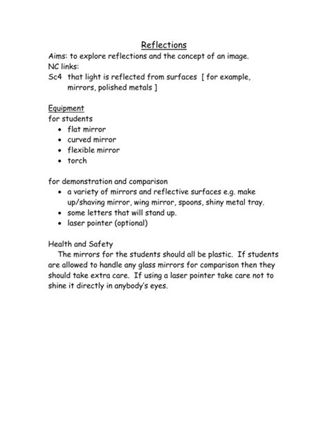 What Is Reflection In Daily Lesson Plan Printable Templates