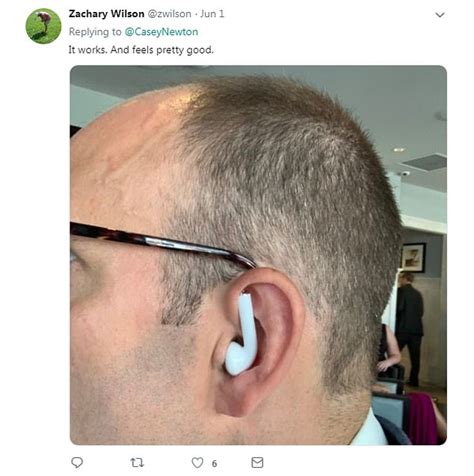 Man Sparks Debate After Wearing His Apple AirPods Upside Down With One Claiming They Fit