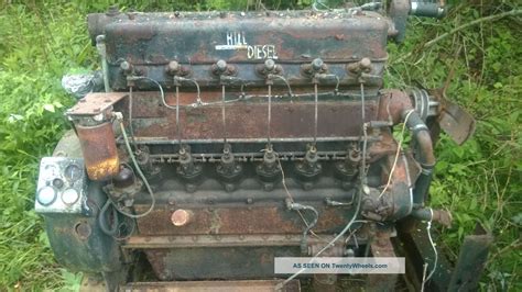 Hill Diesel Marine Engine 1940s Ww Ii Era
