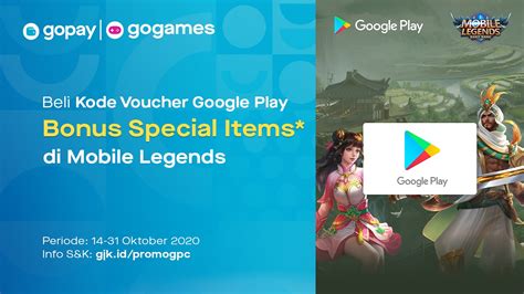 Jual voucher game online termurah 2021 untuk android, iphone atau pc bisa kamu dapatkan dengan mudah. Promo Kode Voucher Google Play: Bonus Item Spesial Mobile ...