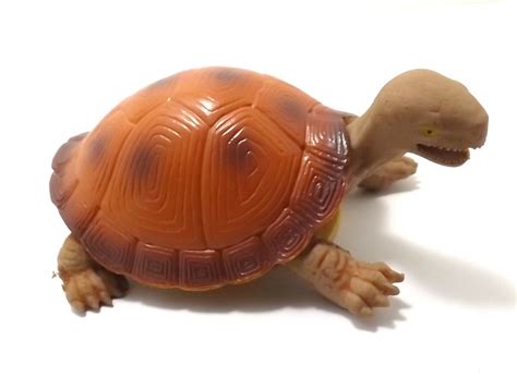 Toy Turtle Plastic And Rubber Toy Vintage By Lavintagebymisspj55