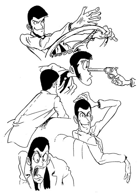 Animation Reference Drawing Reference Punch Manga Lupin The Third