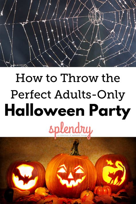 Throwing The Perfect Adults Only Halloween Party Splendry