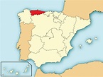 Mapa de Asturias | Provincia, Municipios, Turístico y Carreteras de ...