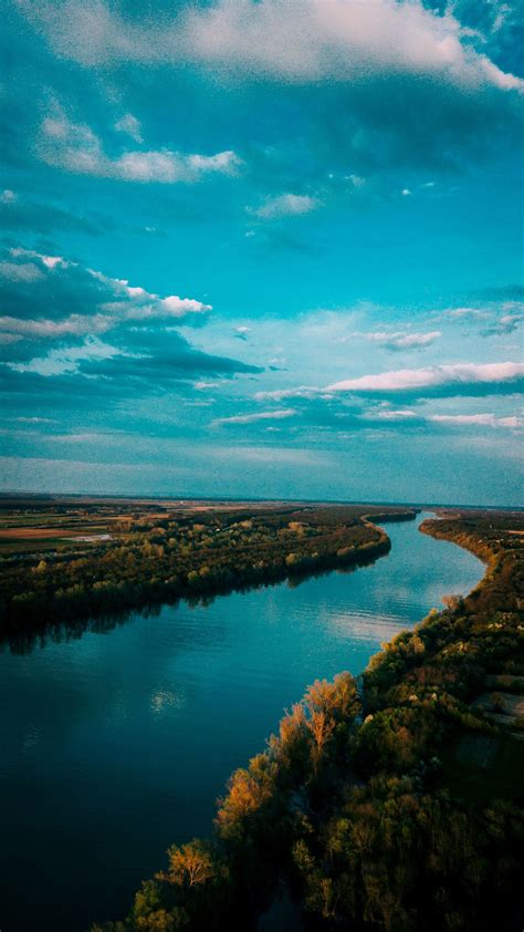 River Clouds Sky Hd Wallpapers Wallpaper Cave