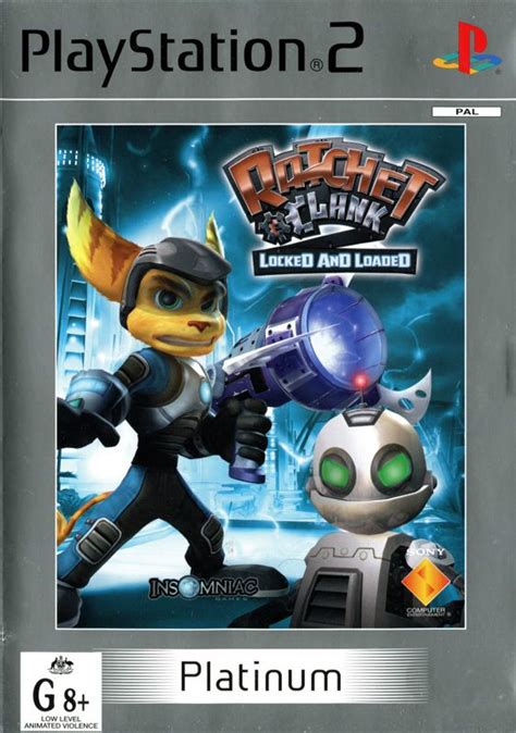 Ratchet And Clank Going Commando 2003 Playstation 2 Box Cover Art