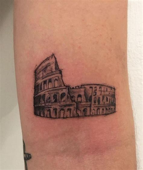 30 Pretty Colosseum Tattoos You Will Love Tattoos Tattoo You Colosseum