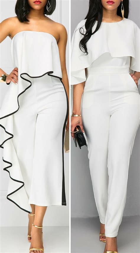 Elegant White Jumpsuits For Wedding As A Guest Check Them By Now Free Shipping Worldwide At