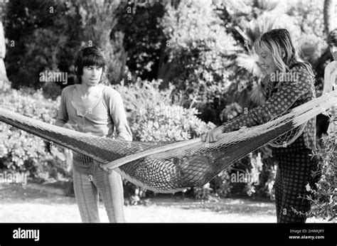 Keith Richard And Anita Pallenberg With Their Son Marlon At His Home The