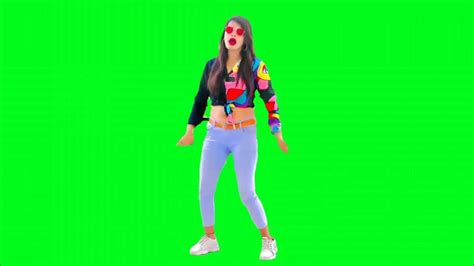 girl dance video green screen video youtube