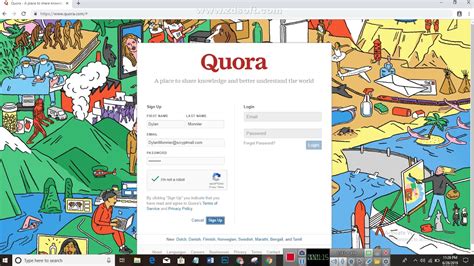 how to sign up for quora and set up your profile how to create a professional quora account