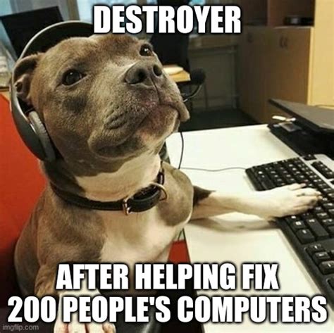 Pit Bull Tech Support Imgflip