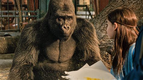 A Gorilla Who Draws Scene The One And Only Ivan 2020 Movie Clip