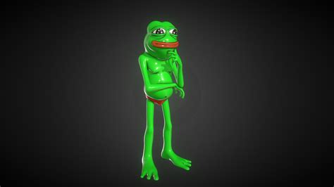 Pepe The Frog 3d Print Buy Royalty Free 3d Model By 3dprefabs