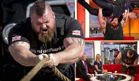 The Worlds Strongest Man Did Some Cool Stuff On Live On Bbc