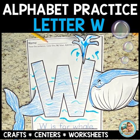 Letter W Activities Crafts And Worksheets For Centers Teachers Brain