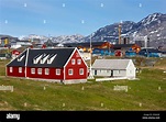 Alte Universität von Grönland in Nuuk, Grönland Stockfotografie - Alamy