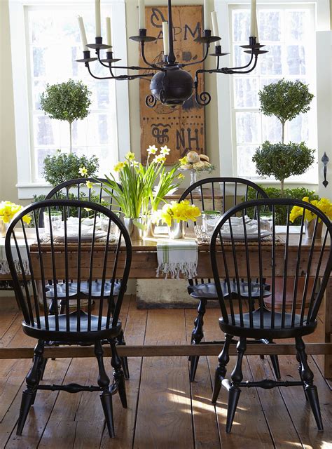 This table is 96 inches in length and 42 inches in width. Farmhouse table setting black chairs in 2020 | Farmhouse dining, Country decor, Home