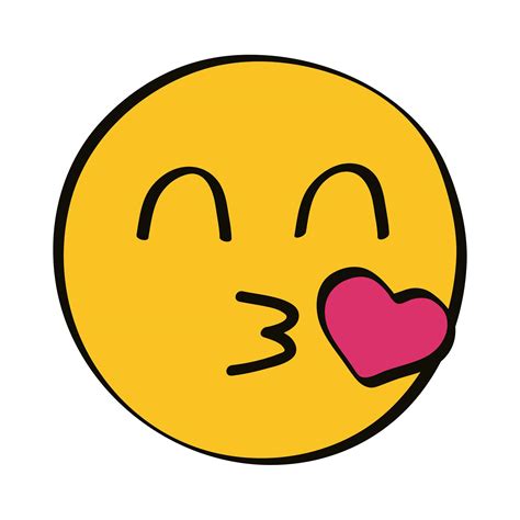 Kissing Emoji Character 3661881 Vector Art At Vecteezy