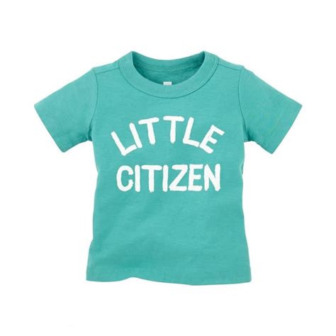 Tea Collection Citizen Blue 2014 Little Citizen Graphic Baby Tee Baby