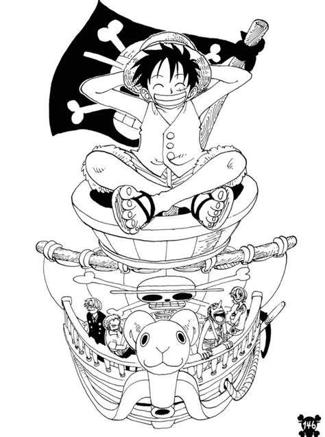 Printable One Piece Coloring Pages