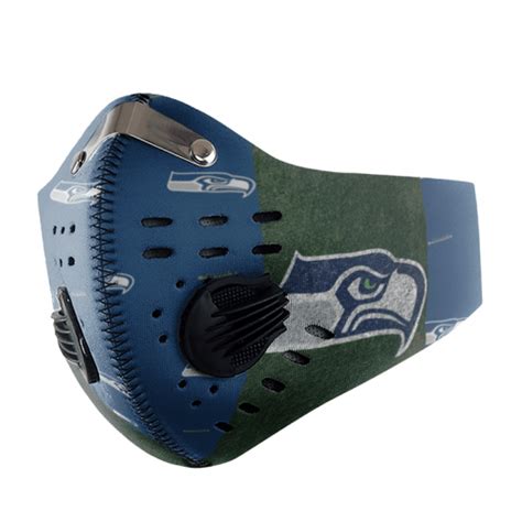 Seattle Seahawks Face Mask Sport With Filters Carbon Pm 25 Q Finder