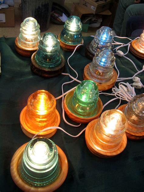 Glass Crafts Glass Insulators Insulator Lights