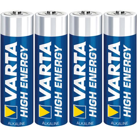 Varta High Energy Alkaline Aa 15v Battery Pack Of 4 Rapid Online