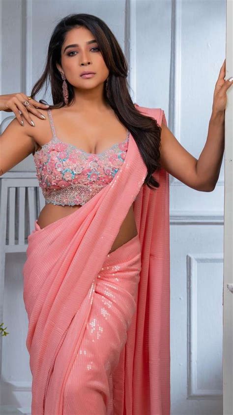 Tamil Actress Sakshi Agarwal Hottest Saree Looks Trendy Saree Designs Hot Sarees