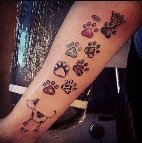 50 Animal Paw Print Tattoos Designs And Ideas 2022
