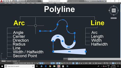 Autocad Polyline Command All Options With Master Tricks In Hindi Youtube