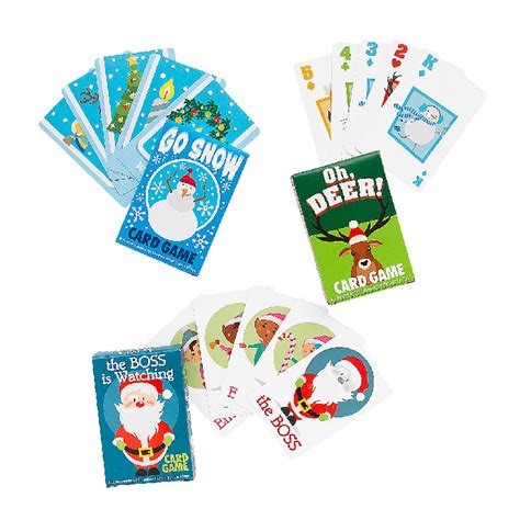 Christmas Playing Card Games Cappels