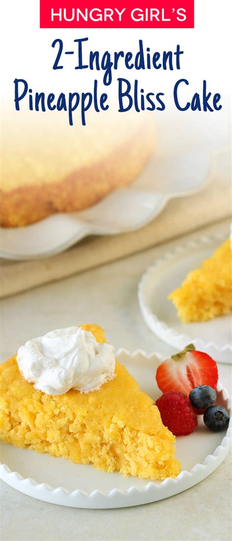 Light whipped topping of full fat. Low-Calorie 2-Ingredient Pineapple Cake Recipe in 2020 ...