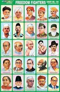 Indian Freedom Fighters Chart Indian Freedom Fighters Freedom Fighters Freedom Fighters Of India