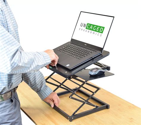 Uncaged Ergonomics Cd4 Ergonomic Laptop Stand Andstanding Desk