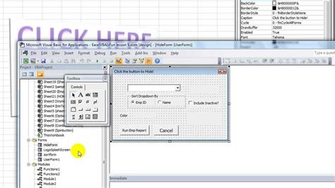Excel Vba Userforms Open Userform From Image Create A Home Page